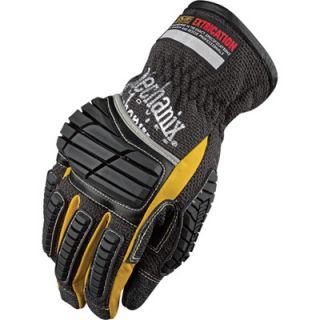 Mechanix Wear Leather Extrication Glove   Black, 2XL, Model# EXT 75