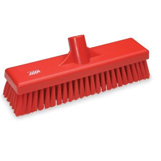 Vikan Soft Floor Scrub Brush   Red
