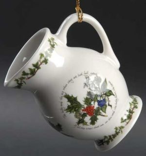 Portmeirion Holly And The Ivy, The Jug Ornament, Fine China Dinnerware   Holly,I