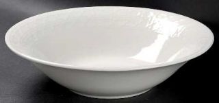 Oneida Hudson 9 Round Vegetable Bowl, Fine China Dinnerware   All White,Embosse