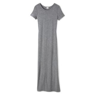 Merona Womens Knit T Shirt Maxi Dress   Heather Gray   L