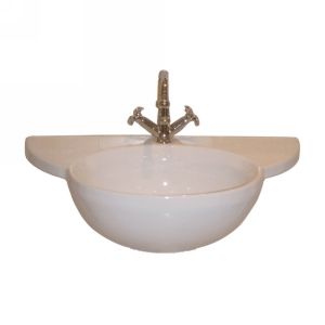 Barclay B 3 611WH Alida Pedestal Sink Basin, One Hole, for use with C 3 61 Colum