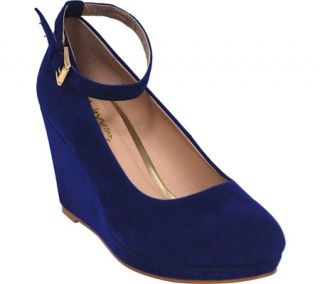 Womens L & C Daisy   Blue High Heels