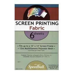 Speedball Multifilament Polyester Screen Fabric (pack Of 6)