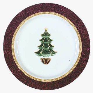 Pfaltzgraff Royal Holiday Dinner Plate, Fine China Dinnerware   Multimotif Chris