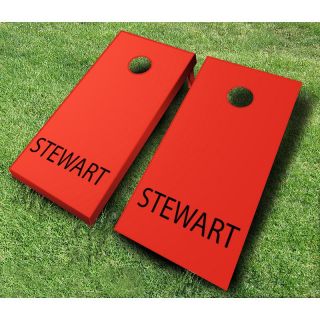 Personalized Painted Tournament Cornhole Set   103P RED ROYAL/NAVY