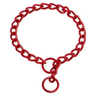 Platinum Pets Coated Chain Training Collar   Red (24 x 3mm)