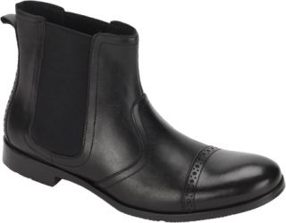 Mens Rockport Castleton Boot   Black Leather Boots