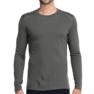 Icebreaker Oasis Shirt   UPF 30+  Merino Wool  Long Sleeve (For Men)   CAVE (L )
