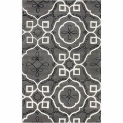 Nuloom Handmade Moroccan Modern Trellis Wool Rug (83 X 11) (GreyPattern AbstractTip We recommend the use of a non skid pad to keep the rug in place on smooth surfaces.All rug sizes are approximate. Due to the difference of monitor colors, some rug color