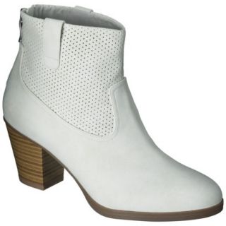 Womens Sam & Libby Jessa Perforated Ankle Boots   Ivory 9.5