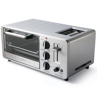 Waring Pro 4 Slice Toaster Oven WTO150, Brushed Ss