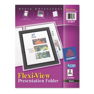 Avery Folder Flexi View Two Pocket Polypropylene Folder, 11 x 8 1/2,