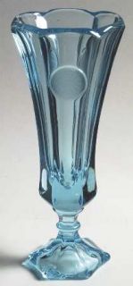 Fostoria Coin Glass Dark Blue (Older) Bud Vase   Stem #1372, Dark Blue, Older