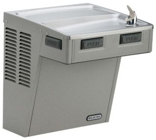 Elkay EMABF8S Drinking Fountain, 8 GPH Mechanically Activated Stainless Steel