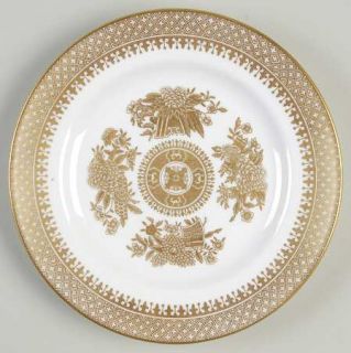 Spode Golden Clipper Bread & Butter Plate, Fine China Dinnerware   Gold Geometri