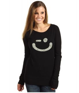 Delivering Happiness The Otha Buttah Womens Long Sleeve Pullover (Black)