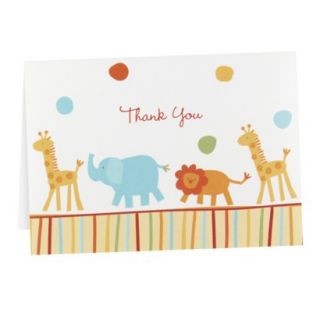 Jungle Animal Thank You Cards   25ct