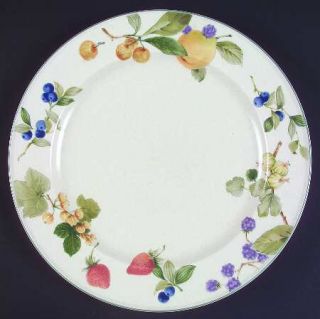 Mikasa Fresh Fruit 12 Chop Plate/Round Platter, Fine China Dinnerware   Intagli