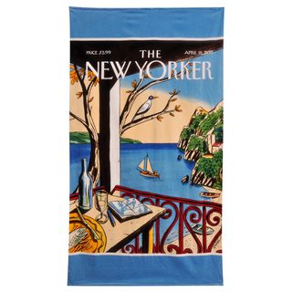 Ny Sailboat Beach Towel (Blue, multiDimensions 40 inches wide x 70 inches longMaterials 100 percent cotton Care instructions Machine washableThe digital images we display have the most accurate color possible. However, due to differences in computer mo