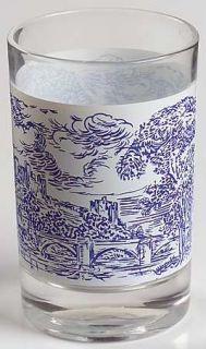 Wedgwood Countryside Blue 4 Oz Glassware Juice, Fine China Dinnerware   Blue Eng