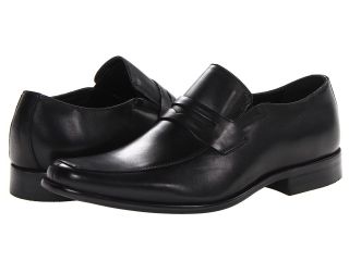 Steve Madden Nicely Mens Slip on Dress Shoes (Black)