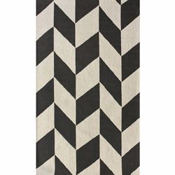 Handmade Chevron Ivory/gray Optical Illusion Wool Rug (76 X 96) (GreyPattern AbstractTip We recommend the use of a non skid pad to keep the rug in place on smooth surfaces.All rug sizes are approximate. Due to the difference of monitor colors, some rug 