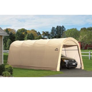 ShelterLogic AutoShelter RoundTop Portable Garage   Sandstone, 20ft.L x 10ft.W