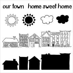 Crafters Workshop Templates 12 X12  Our Town