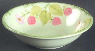 Franciscan Strawberry Time Coupe Cereal Bowl, Fine China Dinnerware   Berries&Fl