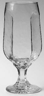 Libbey   Rock Sharpe Chivalry Clear Beer Glass   Heavy Textured Design, Clear