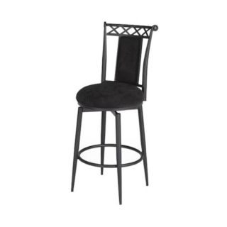 Chintaly Roma 26 in. Memory Return 26 in. Swivel Counter Stool   Black   0724 