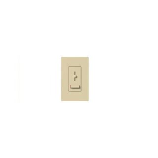 Lutron LXLV600PLLA Dimmer Switch, 450W 1Pole Magnetic Low Voltage Lyneo Lx Light Dimmer Light Almond