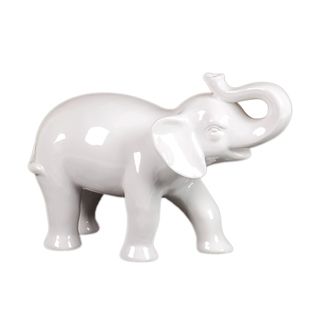 Decorative Ceramic Elephant (CeramicDimensions 6.5 inches high x 9.25 inches wide x 4.25 inches deepUPC 877101705345For Decorative Purposes OnlyDoes Not Hold Water)