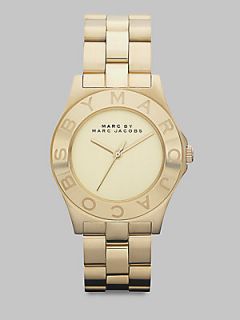 Marc by Marc Jacobs Gold Finished Stainless Steel Bracelet Watch   Gold