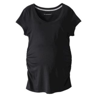 Liz Lange for Target Maternity Short Sleeve Basic Tee   Black M