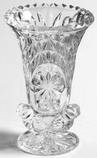 Hofbauer Byrdes Collection (The) Footed Vase   Clear, Pressed, Bird