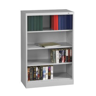 Tennsco Four Shelf  Welded Bookcase BC18 52 Color Light Grey