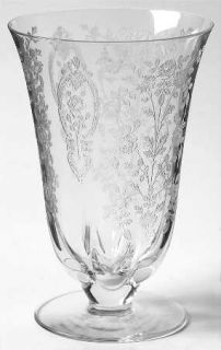 Duncan & Miller Remembrance Iced Tea   Stem #5115, Floral  Etch Design