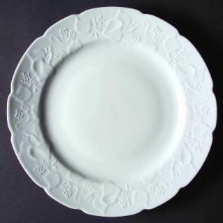 Dansk Ivy 11 Round Platter/Chop Plate, Fine China Dinnerware   Embossed Rim,Var