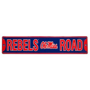 Mississippi Rebels Team Street Sign