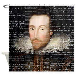  Shakespeare, Text of Hamlet, Shower Curtain  Use code FREECART at Checkout