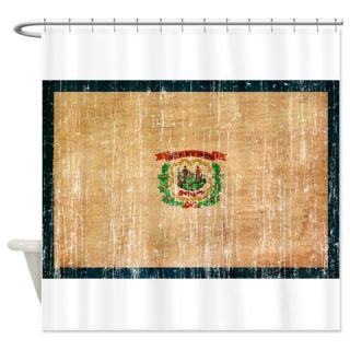  West Virginia Flag Shower Curtain  Use code FREECART at Checkout