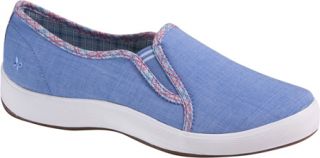 Womens Grasshoppers Cammy   Chambray Stretch Twill Casual Shoes