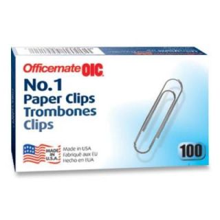 Officemate OIC No. 1 Size Paper Clips