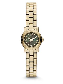 Marc by Marc Jacobs Goldtone Stainless Steel Logo Watch   Gold