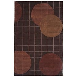 Hand tufted Dynasty Brown Area Rug (26 X 80)