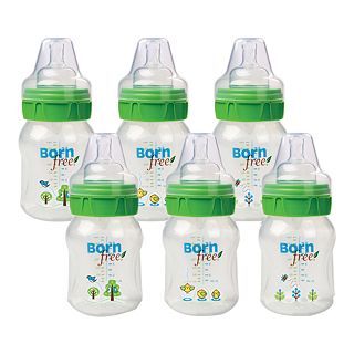Summer Infant Born Free 6 pk. 5 oz. Deco Bottle Set, Clear