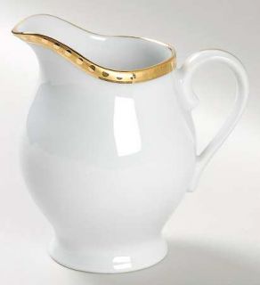 Tiffany Gold Band Creamer, Fine China Dinnerware   Gold Band With Gold Dots