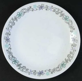 Corning Day Dream Luncheon Plate, Fine China Dinnerware   Lavender & Aqua Butter